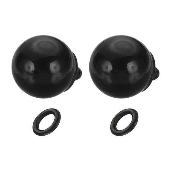 Uxcell Camera Shutter Button, 2 Pcs 10mm Ball Shape Shutter Release Buttons for Fujifilm XT5 XT30 XT20 XT4 XE2 XE4, Black