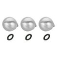 thumbnail image 1 of Uxcell Camera Shutter Button, 3 Pcs 10mm Ball Shape Shutter Release Buttons for Fujifilm XT5 XT30 XT20 XT4 XE2 XE4, Silver, 1 of 7