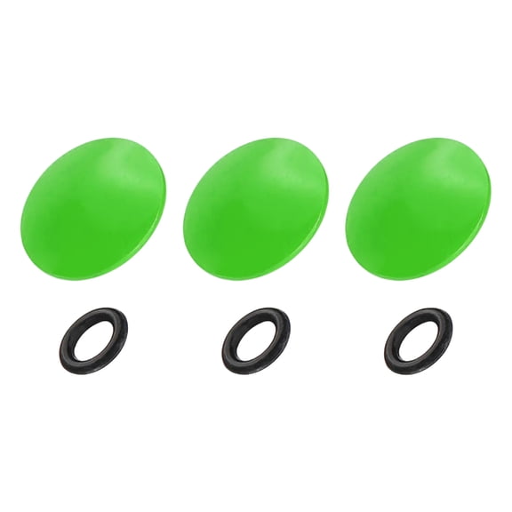 Uxcell Camera Shutter Button, 3Pcs 10mm Convex Surface Shutter Release Button Pure Copper for Nikon, Fujifilm, Leica, Green