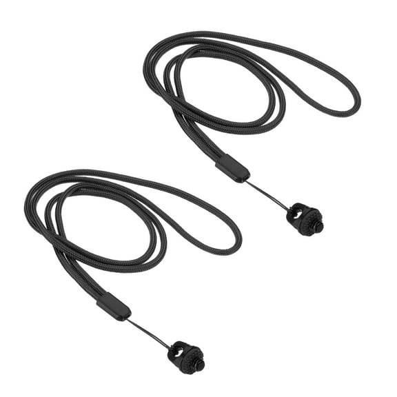 Uxcell Camera Wrist Strap Lanyards, Camera Hand Wristband Straps with Screw for Action Cameras 360 Selfie Stick Black 16.54 inch
