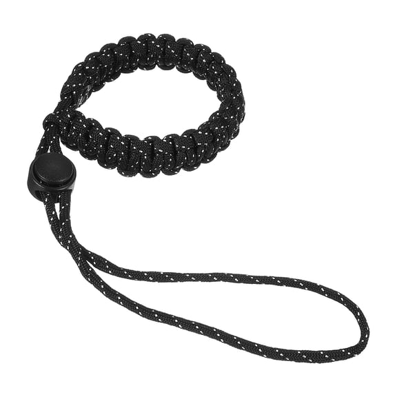 Uxcell Camera Wrist Strap - Paracord Camera Hand Strap Adjustable Wrist Lanyard Bracelet for DSLR/SLR/Digital Camera, Black/White