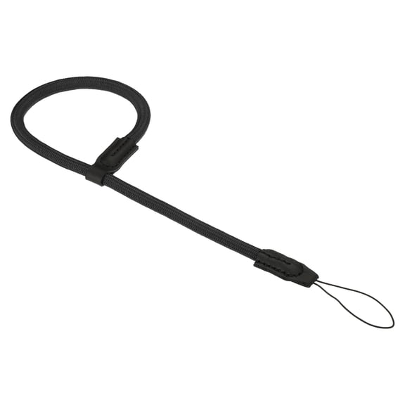 Uxcell Camera Wrist Strap, Round Braided Adjustable Hand Wristlet Strap Lanyards Rope Style2, Black