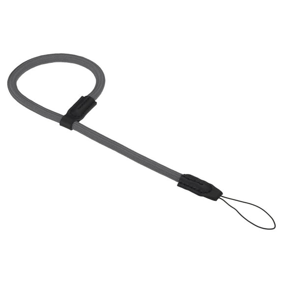 Uxcell Camera Wrist Strap, Round Braided Adjustable Hand Wristlet Strap Lanyards Rope Style2, Grey