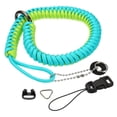 thumbnail image 1 of Uxcell Camera Wrist Strap Set, Polyester Quick Release Round Braided Hand Wristlet Lanyards with Accessories, Green Blue, 1 of 6
