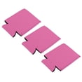 thumbnail image 1 of Uxcell Can Cooler Sleeves  Insulated Collapsible Neoprene Covers 2.6mm for 12 Oz Cans Bottles, Pink Pack of 3, 1 of 5