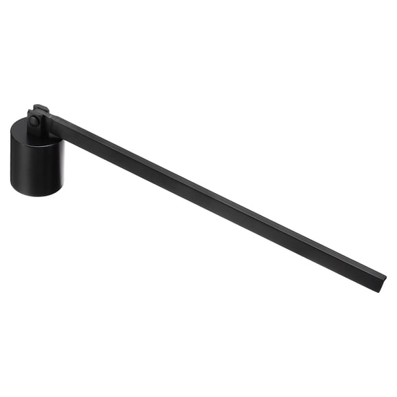 Uxcell Candle Snuffer, Candle Extinguish with Long Handle, Wick Flame Snuffer Cylinder-Shaped for Putting Out Flame Home, Black