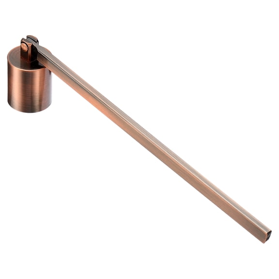 Uxcell Candle Snuffer, Candle Extinguish with Long Handle, Wick Flame Snuffer Cylinder-Shaped for Putting Out Flame Home, Copper