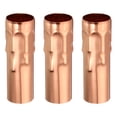 thumbnail image 1 of Uxcell Candle Socket Covers, 3.1 Inch Tall Chandelier Sleeves Candelabra Base Holder, Rose Gold 3 Pack, 1 of 6