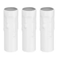 thumbnail image 1 of Uxcell Candle Socket Covers, 3.1 Inch Tall Chandelier Sleeves Candelabra Base Holder, White 3 Pack, 1 of 6
