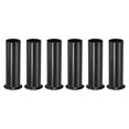 thumbnail image 1 of Uxcell Candle Socket Covers, 3.9 Inch Tall Chandelier Sleeves Base Holder, Black 6 Pack, 1 of 5