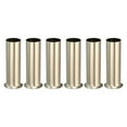 thumbnail image 1 of Uxcell Candle Socket Covers, 3.9 Inch Tall Chandelier Sleeves Base Holder, Nickel Color 6 Pack, 1 of 5