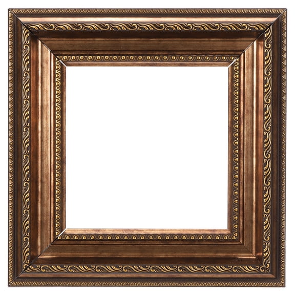 Uxcell Frame for Canvas Painting 10x10" Resin Canvas Floater Frames Dark Brown
