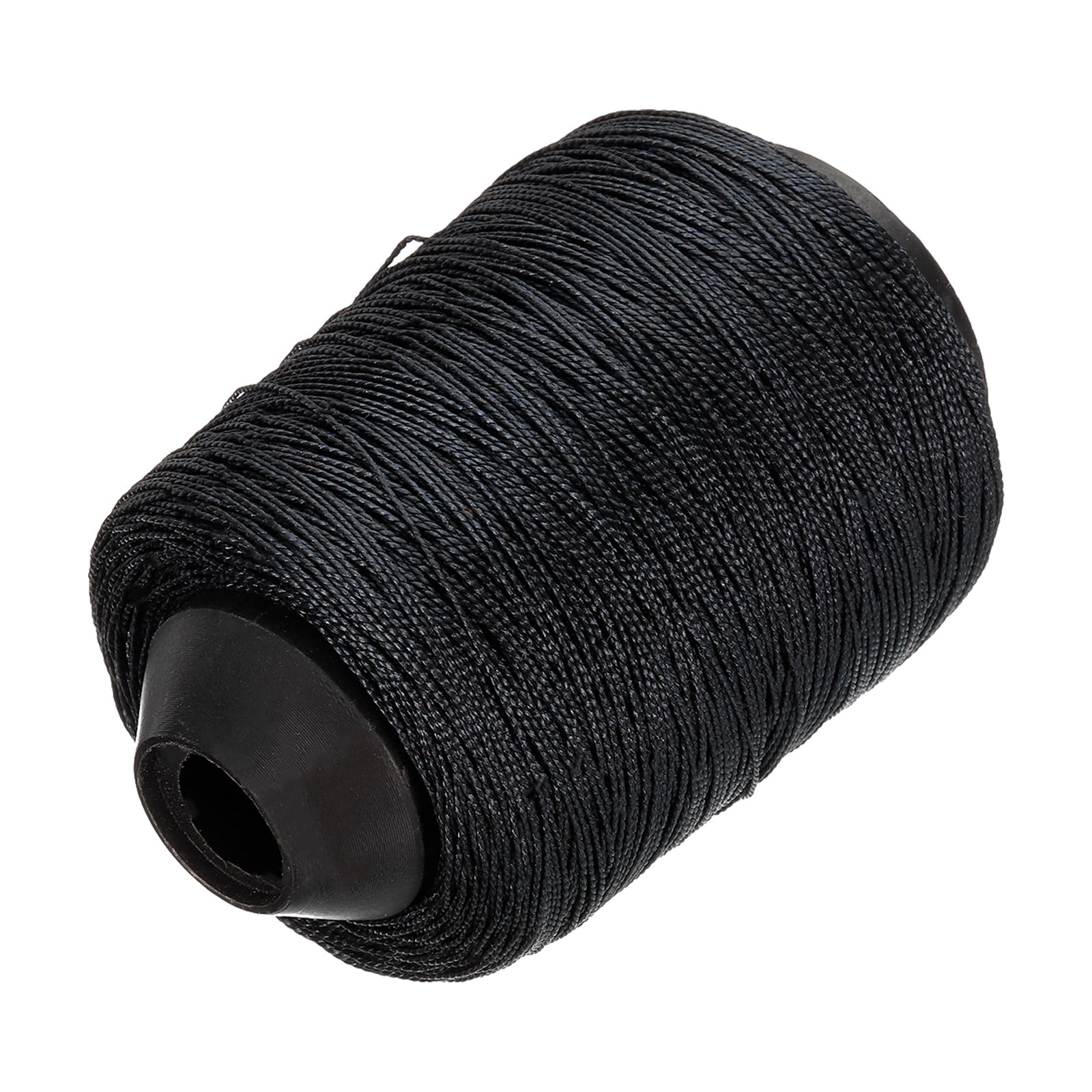 Uxcell Canvas Leather Sewing Awl Lines Thread Black for Shoe Repairing ...