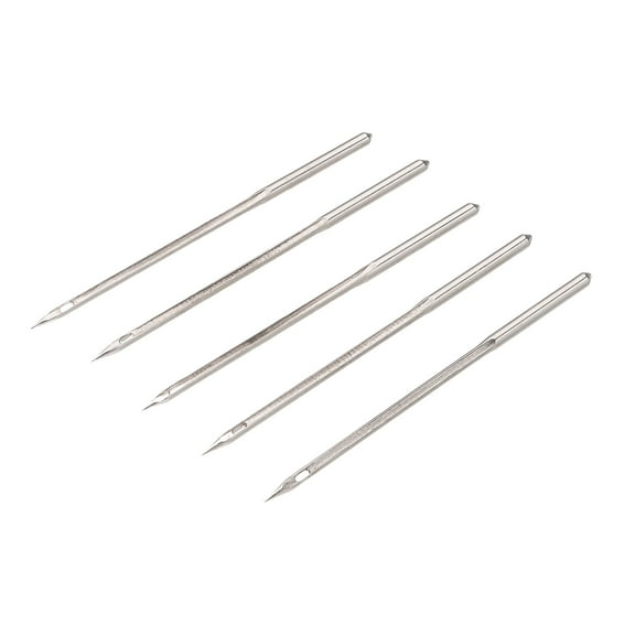 Uxcell Canvas Leather Sewing Awl Round Hole Needle for Shoe Repairing, DIY Handmade 5Pack