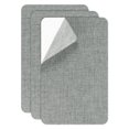 thumbnail image 1 of Uxcell 3Pcs 4.9 x 8" Canvas Repair Patch Self-Adhesive Linen Fabric Patch Gray, 1 of 7