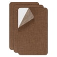 thumbnail image 1 of Uxcell Canvas Repair Patch, 3 Pcs 4.9 x 8 Inch Self-Adhesive Waterproof Linen Fabric Patch for Sofas Tote Bags Furniture Car Seats Canopy Tents Boat Covers, Coffee, 1 of 7