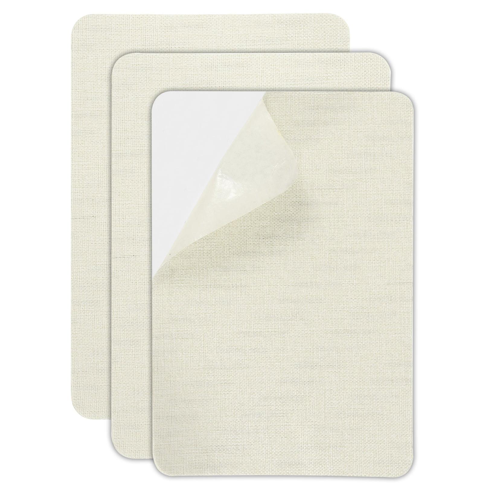 Uxcell Canvas Repair Patch Self-Adhesive Waterproof Linen Fabric Patch ...