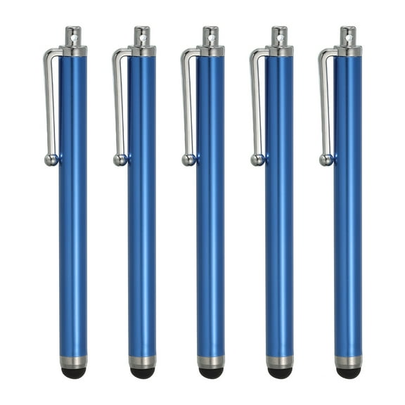 Uxcell Capacitive Stylus for Screen Sensitivity and Precision Stylus for All Screen Devices Deep Blue 5pcs