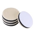 thumbnail image 1 of Uxcell Car Orbital Polisher Round Wool Felt Sponge Polishing Pad Hook  4pcs 4"x0.68", 1 of 6
