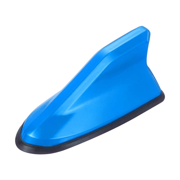 Uxcell Car Shark Fin Antenna Cover(6.5"x2.6", Blue) - Conductive, Automotive Roof Antenna Caps Replacement Vehicle Decorative Cover, for Cars RVs SUV Trucks
