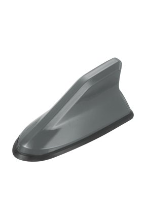 Car Shark Fin Antenna Cover(6.5"x2.6", Gray) - Conductive, Automotive Roof Antenna Caps Replacement Vehicle Decorative Cover, for Cars RVs SUV Trucks