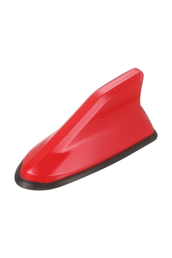 Car Shark Fin Antenna Cover(6.5"x2.6", Red) - Conductive, Automotive Roof Antenna Caps Replacement Vehicle Decorative Cover, for Cars RVs SUV Trucks