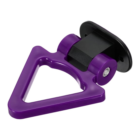 Uxcell Car Tow Hook, Universal Decorative V Shape ABS Track Racing Style Trailer Hook Sticker Auto Exterior Accessories Bumper Trailer Tow Sticker for Cars/Trucks, Purple