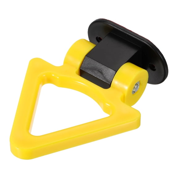 Uxcell Car Tow Hook, Universal Decorative V Shape ABS Track Racing Style Trailer Hook Sticker Auto Exterior Accessories Bumper Trailer Tow Sticker for Cars/Trucks, Yellow