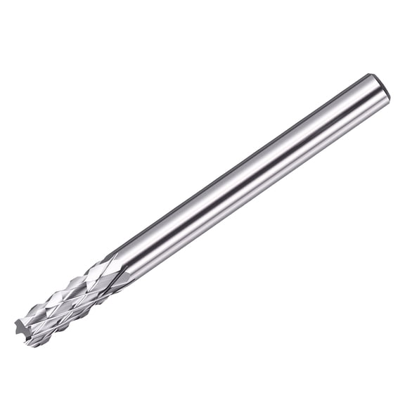 Uxcell Carbide End Mill, 0.16" Shank CNC Routers Bit 4mm x 12mm (Cutting Dia x Length) Engraving Milling Cutter for PCB Machine