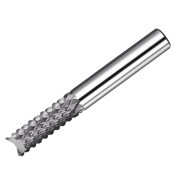 Uxcell Carbide End Mill, 0.31" Shank CNC Routers Bit 8mm x 25mm (Cutting Dia x Length) Engraving Milling Cutter for PCB Machine