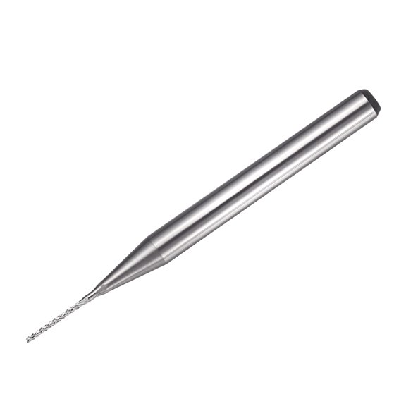 Uxcell Carbide End Mill, 1/8" Shank CNC Routers Bit 0.6mm x 4mm (Cutting Dia x Length) Engraving Milling Cutter for PCB Machine