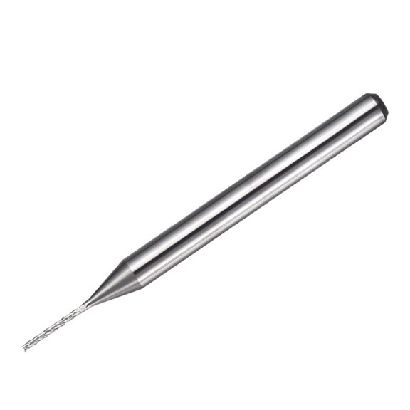 Uxcell Carbide End Mill, 1/8" Shank CNC Routers Bit 0.7mm x 4mm (Cutting Dia x Length) Engraving Milling Cutter for PCB Machine