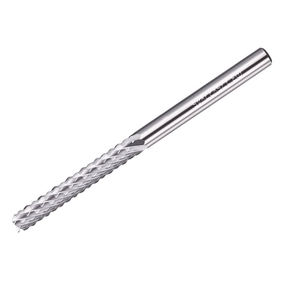 Uxcell Carbide End Mill, 1/8" Shank CNC Routers Bit 1/8" x 7/8" (Cutting Dia x Length) Engraving Milling Cutter for PCB Machine