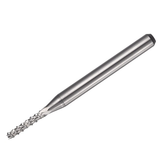 Uxcell Carbide End Mill, 1/8" Shank CNC Routers Bit 1.8mm x 9mm (Cutting Dia x Length) Engraving Milling Cutter for PCB Machine