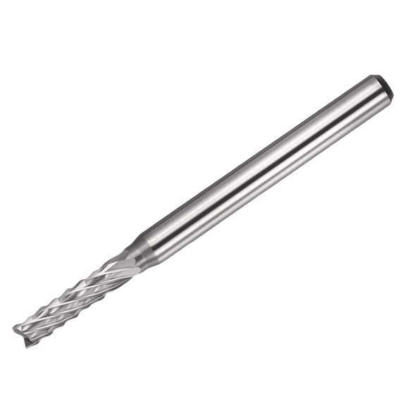 Uxcell Carbide End Mill, 1/8" Shank CNC Routers Bit 2.5mm x 12mm (Cutting Dia x Length) Engraving Milling Cutter for PCB Machine