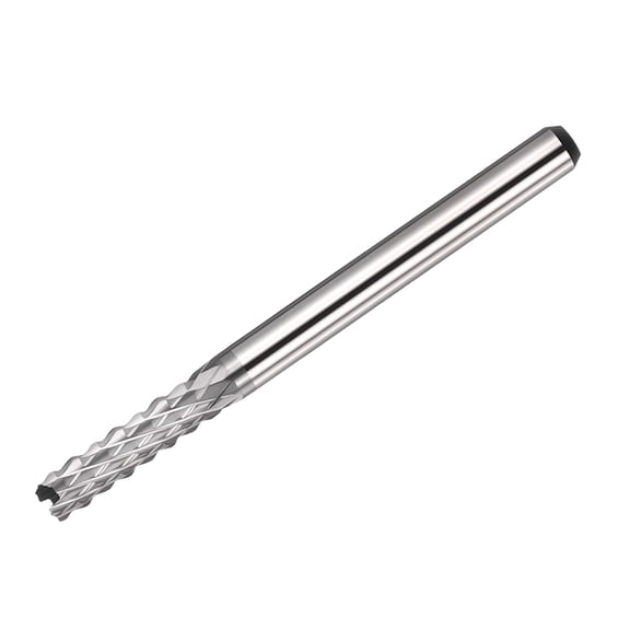 Uxcell Carbide End Mill, 1/8" Shank CNC Routers Bit 3mm x 12mm (Cutting Dia x Length) Engraving Milling Cutter for PCB Machine