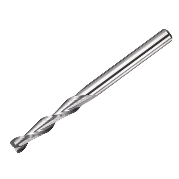 Uxcell Carbide Upcut Spiral Router Bit, 1/8" Shank CNC Router Bits 1/8" x 19/32" (Cutting Dia x Length) 2 Flutes End Mills Cutter for Hardwood, Solid Wood, Particle Board, MDF