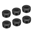 thumbnail image 1 of Uxcell Carbon Brush Holder Cap Motor Electric Brush Plastic Cover Thread Black 20mm OD 8mm Height, Pack of 6, 1 of 5