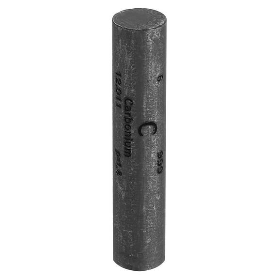 Uxcell Carbon Cube, 0.4x2" C Density Stick High Density Element Rod Unique Metal Cube Periodic Table of Elements Collections Lab Experiment Teacher Scientific Classes, Square