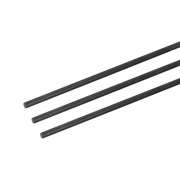 Uxcell Carbon Fiber Rod, 4mm x 100mm for RC Plane DIY Quadcopter Arm, 3 Pack