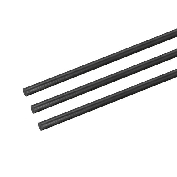 Uxcell Carbon Fiber Rod, 5.5mm x 100mm for RC Plane DIY Quadcopter Arm, 3 Pack