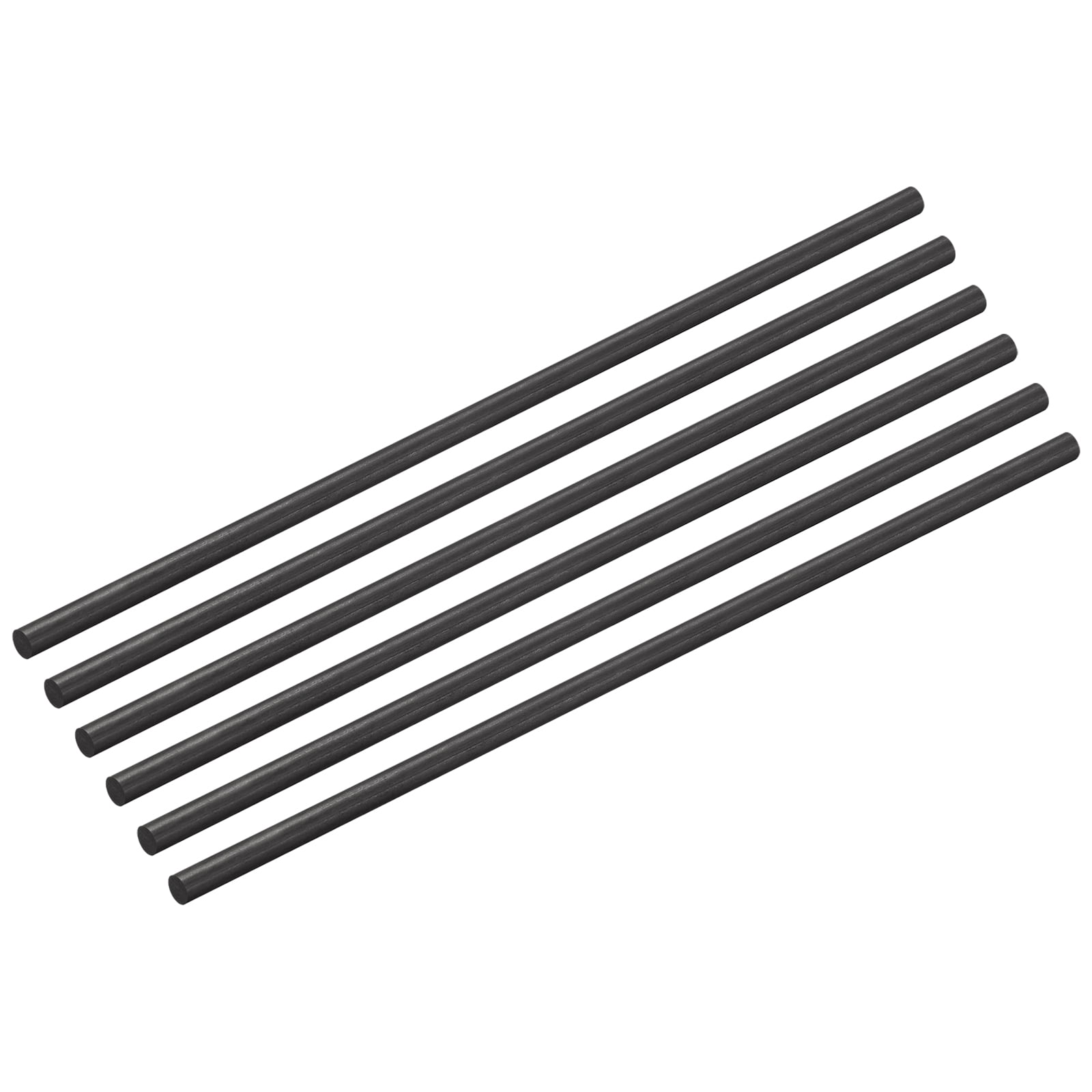 Sourcing Map Kohlefaser-Stäbe – 6 Stück, 3x300 Mm, Für RC-Flugzeuge, Drohnen & Modellbau