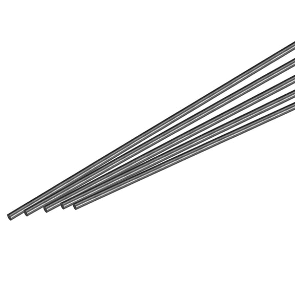 Uxcell Carbon Fiber Rod Pole, 4.5mm x 300mm for RC Plane DIY Tool Wing Tube Quadcopter Arm, Pack of 5