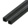 thumbnail image 1 of Uxcell Carbon Fiber Square Tube 4x3x500mm Pultruded Carbon Fiber Tubing for RC Airplane 2pcs, 1 of 4