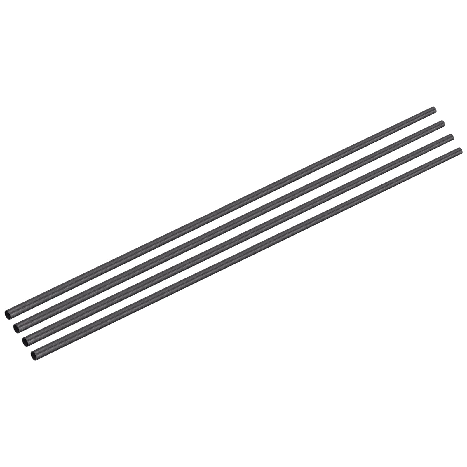 QUARKZMAN Tubo In Fibra Di Carbonio 500x27x25mm – 2 Pezzi 3K Hollow Plain Weave Per Quadricotteri E Modellismo RC