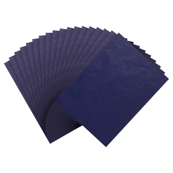 Uxcell Carbon Paper A4 Graphite Transfer Tracing Copy Paper 8.3" x 11.7" Blue 30Sheet