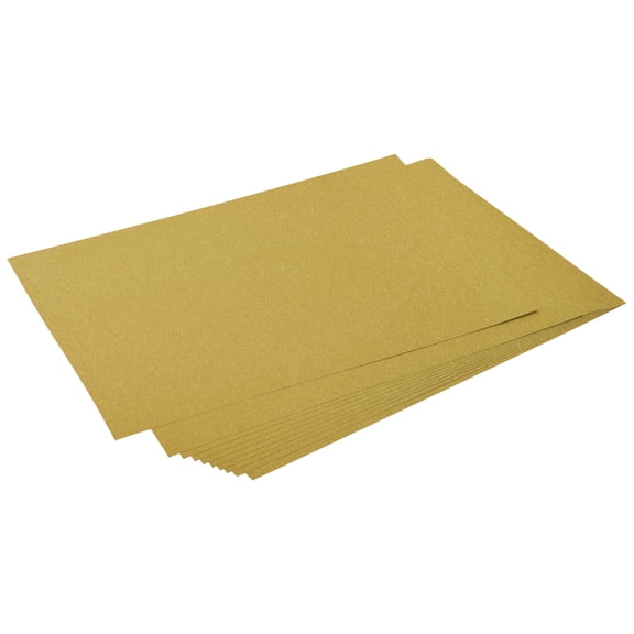 Uxcell Shimmer Cardstock Paper 10 Sheets 8.27 x 11.69" 92 Lb/250gsm Champagne Gold