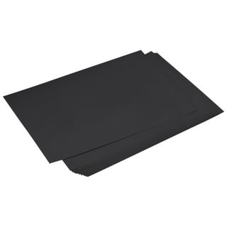 Hamilco Black Colored Cardstock Thick Paper - 8 1/2 x 11 inch Heavy Weight 80 lb Cover Card Stock - for Scrapbook Craft Calligraphy or Chalkboard
