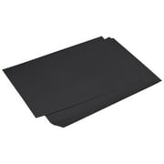 Uxcell Cardstock Scrapbook Paper 10.2" x 14.5", 74 Lb/200 Gsm, Black 10 Pack