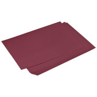 Paver RED/Wine/Burgundy Cardstock Paper - 8.5 x 11 inch Premium 80 lb.  Cover - 25 Sheets from Cardstock Warehouse